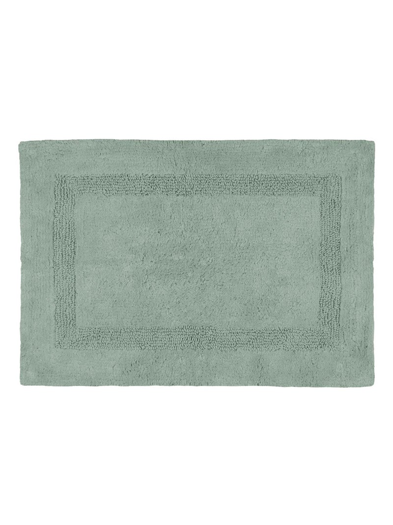 Tapis de bain en coton Vert Sauge - Kiabi