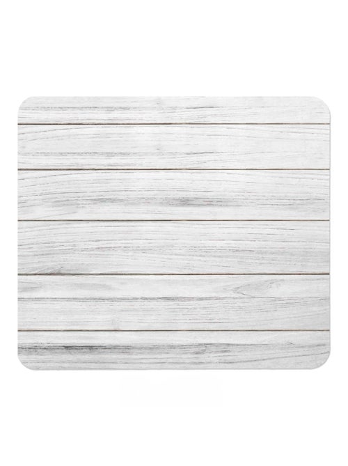 Tapis de bain en dialomite motif bois - Kiabi