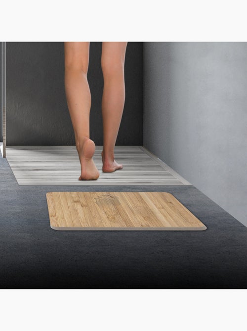 Tapis de bain en diatomite à absorption rapide - Kiabi Tapis de bain en diatomite à absorption rapide - Kiabi