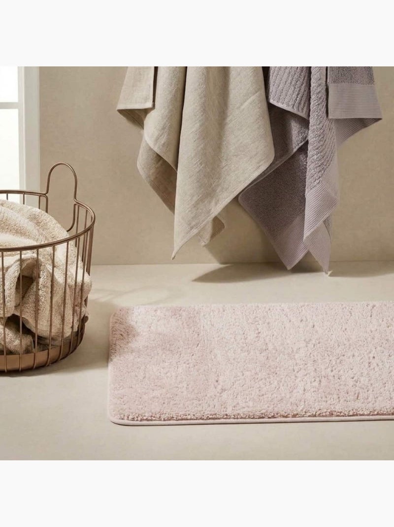 Tapis de bain en microfibre 50x80cm Beige - Kiabi