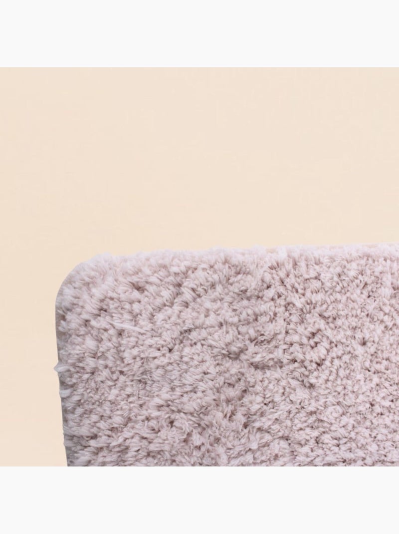 Tapis de bain en microfibre 50x80cm Beige - Kiabi