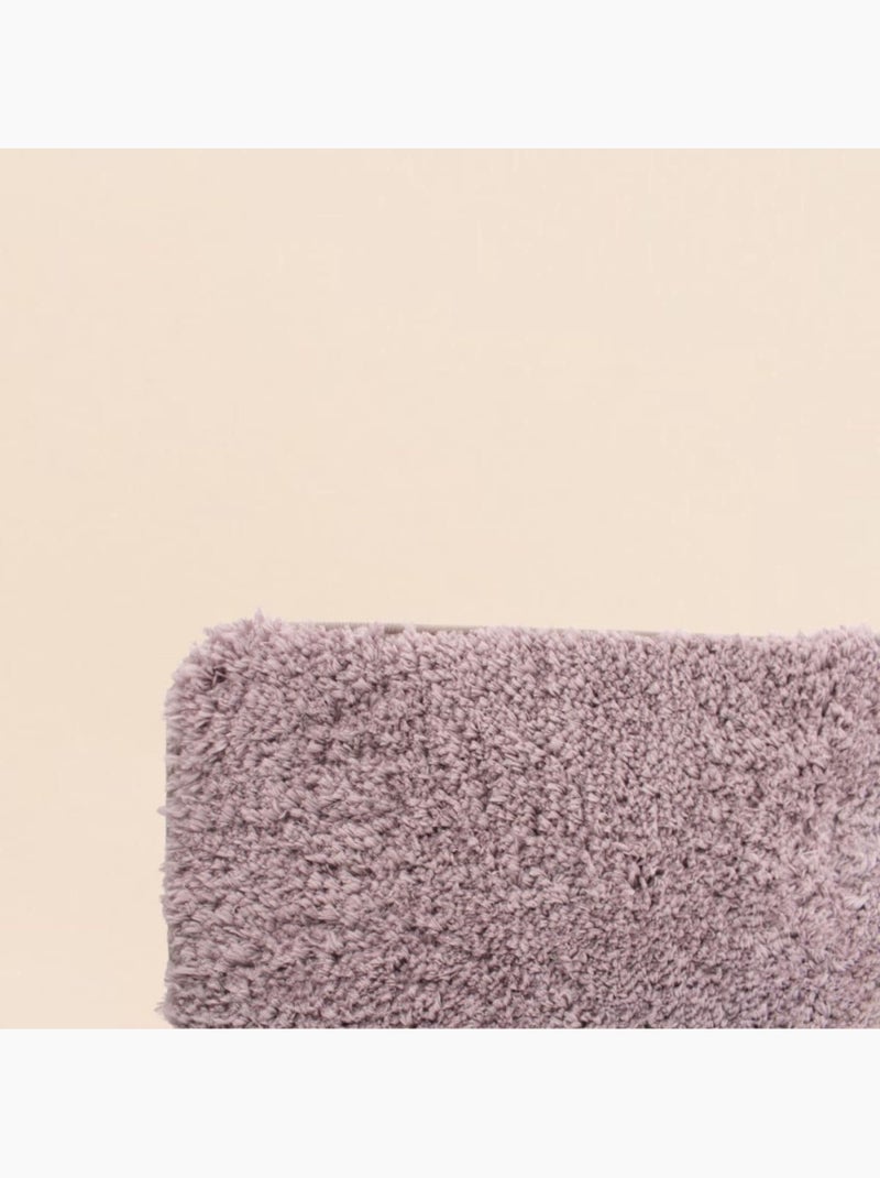 Tapis de bain en microfibre 50x80cm Taupe - Kiabi