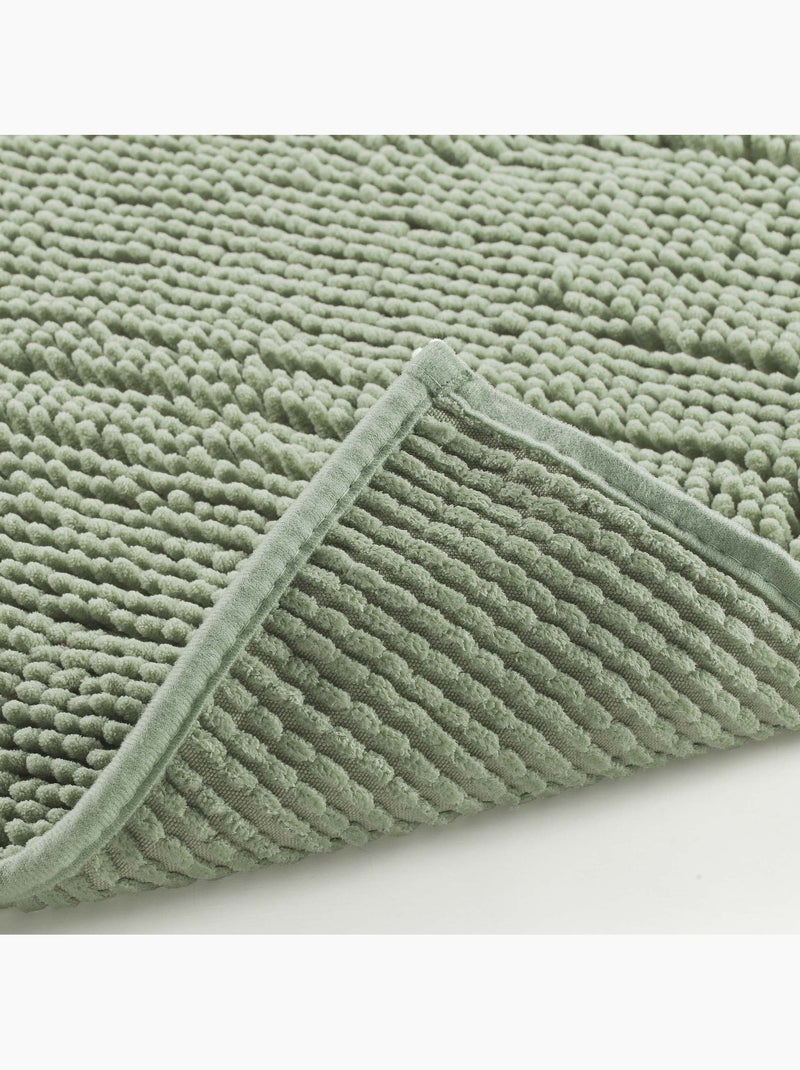 Tapis de bain en microfibre Swety Vert - Kiabi