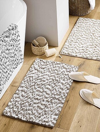 Tapis de Bain en microfibre tricolore