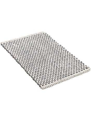 Tapis de bain en polycoton chenille ultra-absorbant