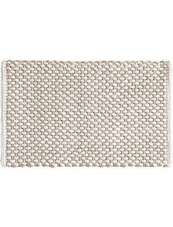 Tapis de bain en polycoton chenille ultra-absorbant