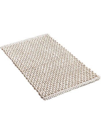 Tapis de bain en polycoton chenille ultra-absorbant