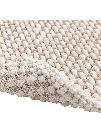 Tapis de bain en polycoton chenille ultra-absorbant