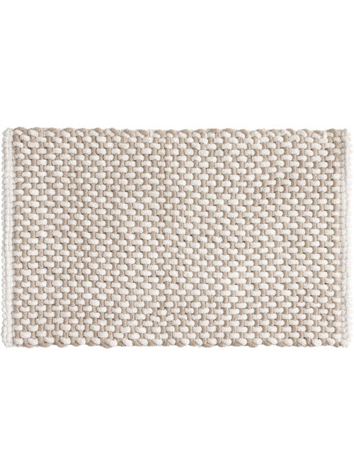Tapis de bain en polycoton chenille ultra-absorbant - Kiabi