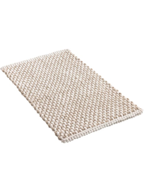 Tapis de bain en polycoton chenille ultra-absorbant - Kiabi