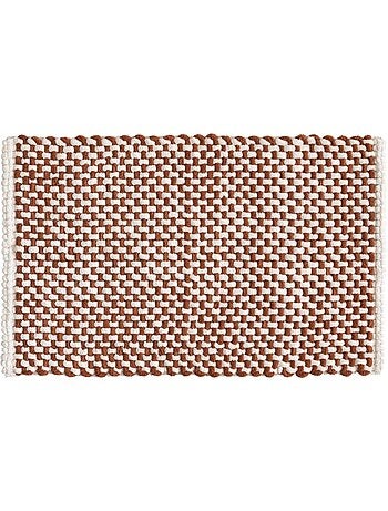 Tapis de bain en polycoton chenille ultra-absorbant