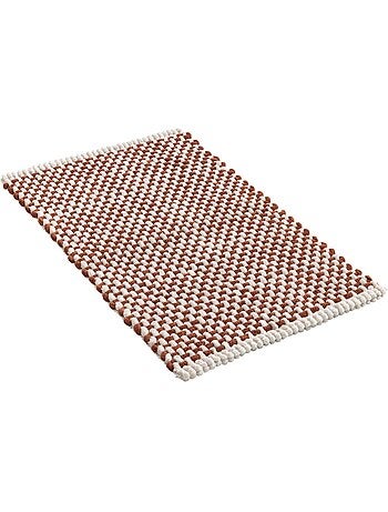 Tapis de bain en polycoton chenille ultra-absorbant