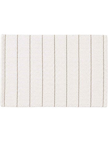 Tapis de bain en tissu ivoire 50x80cm