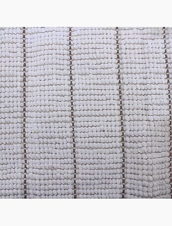 Tapis de bain en tissu ivoire 50x80cm