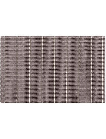 Tapis de bain en tissu taupe 50x80cm