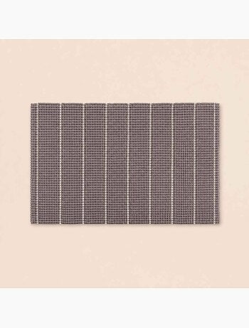 Tapis de bain en tissu taupe 50x80cm