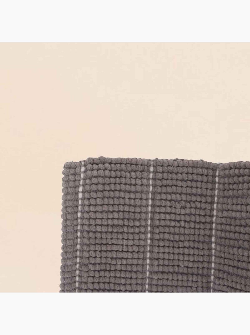 Tapis de bain en tissu taupe 50x80cm Taupe - Kiabi