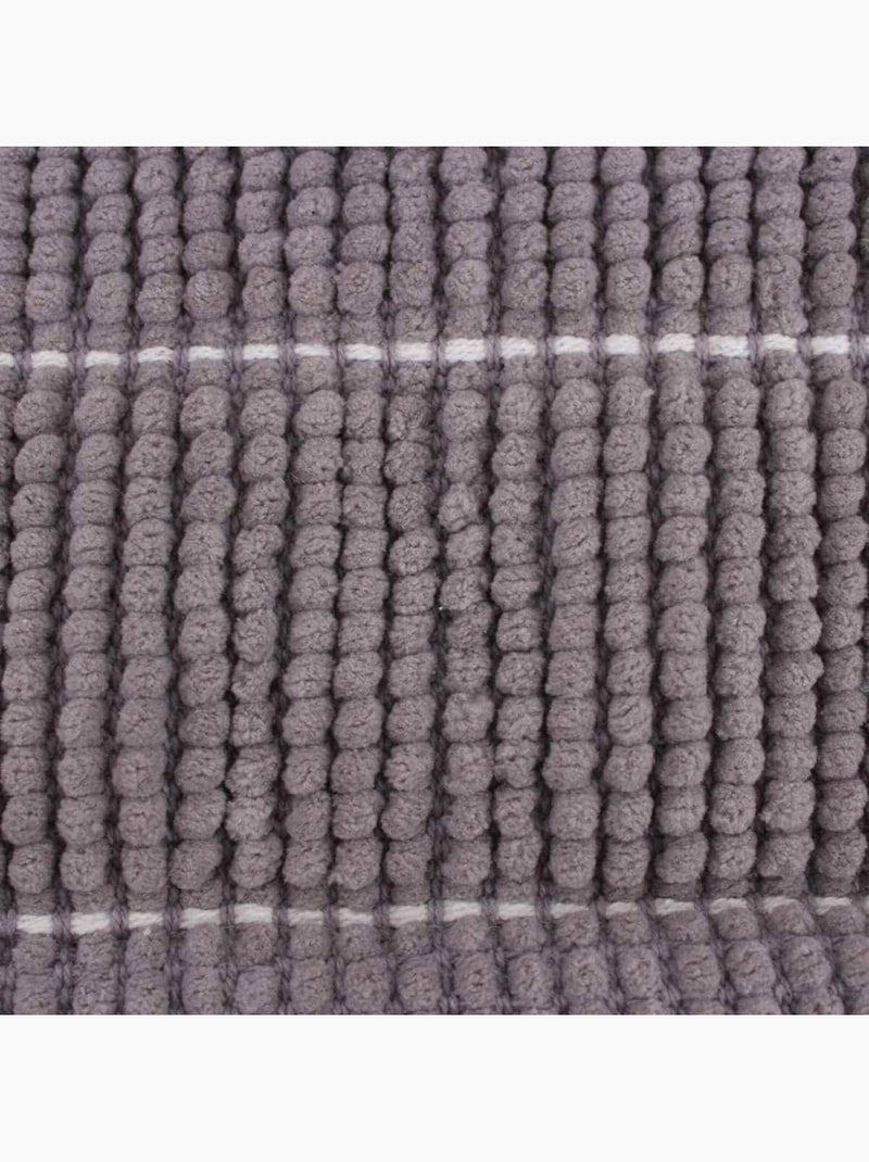 Tapis de bain en tissu taupe 50x80cm Taupe - Kiabi