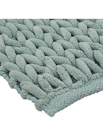 Tapis de bain épais tressé