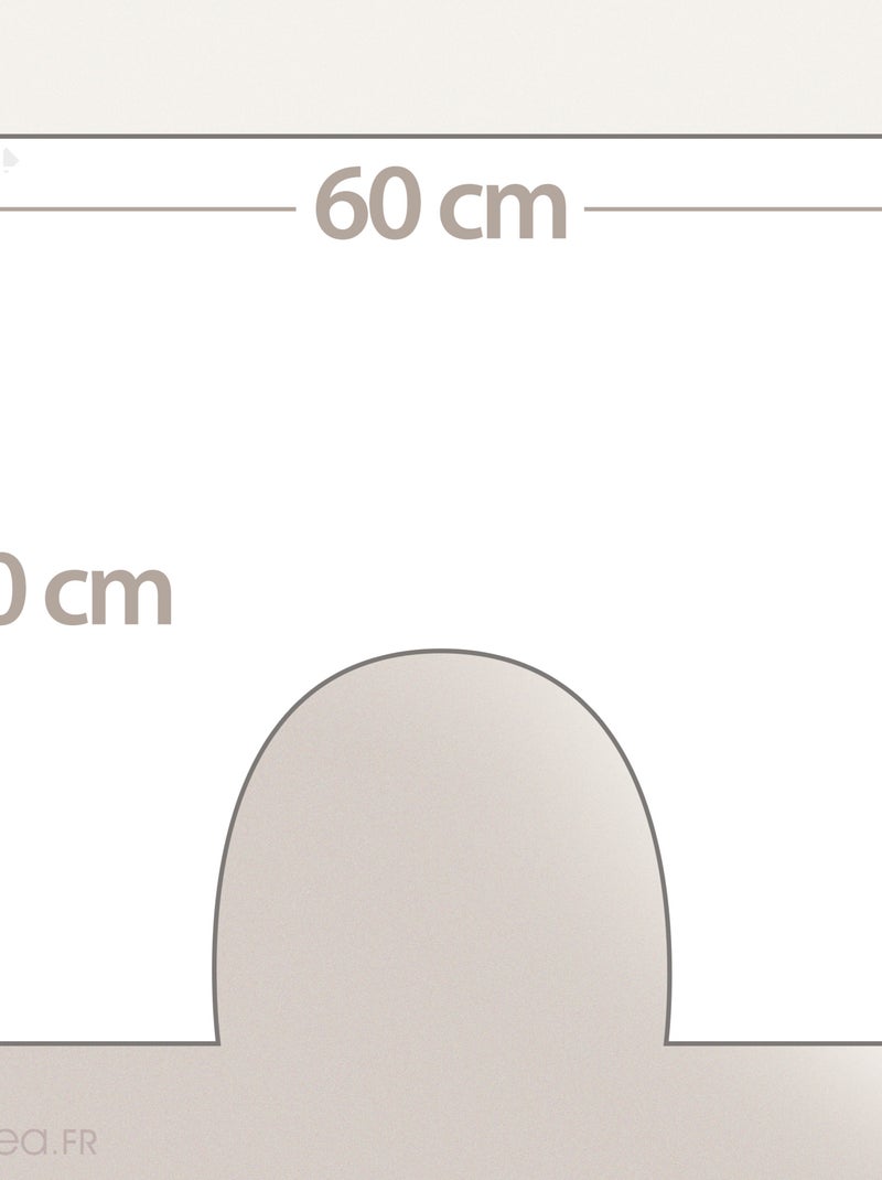 Tapis de bain FLAIR Contour WC Blanc - Kiabi