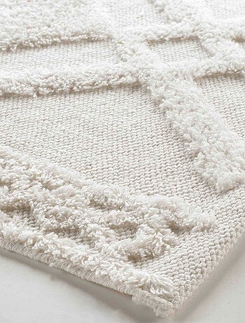 Tapis de Bain Gladis Uni avec Reliefs