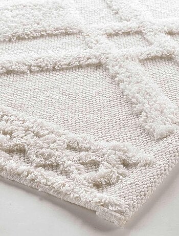 Tapis de Bain Gladis Uni avec Reliefs