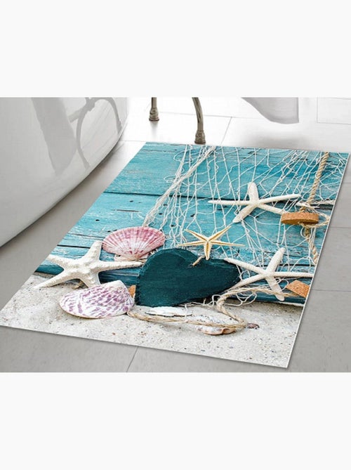 Tapis de bain imprimé - 50x80 / Multicolore - Kiabi Tapis de bain imprimé - 50x80 / Multicolore - Kiabi