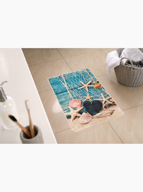Tapis de bain imprimé - Kiabi