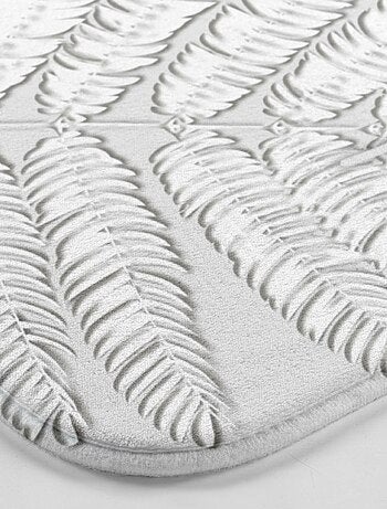 Tapis de bain imprimé feuilles