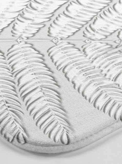 Tapis de bain imprimé feuilles - Kiabi