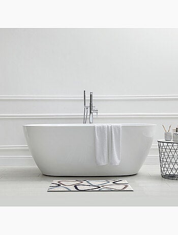 Tapis de bain Ivoire Aster en coton 50 x 80 cm – antidérapant Guy Levasseur
