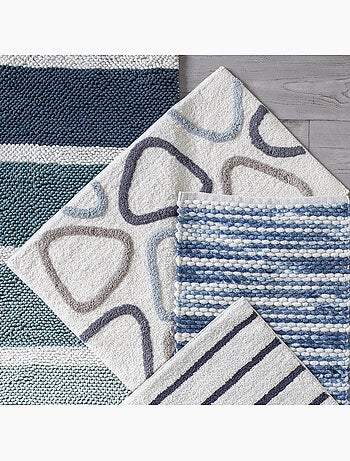 Tapis de bain Ivoire Aster en coton 50 x 80 cm – antidérapant Guy Levasseur