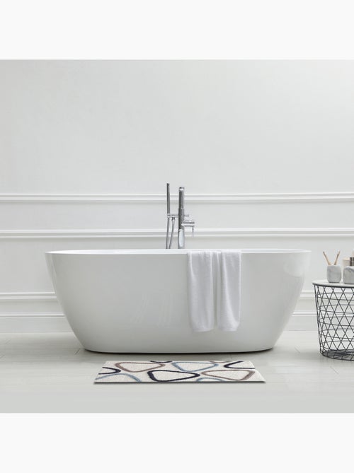 Tapis de bain Ivoire Aster en coton 50 x 80 cm – antidérapant Guy Levasseur - Kiabi Tapis de bain Ivoire Aster en coton 50 x 80 cm – antidérapant Guy Levasseur - Kiabi