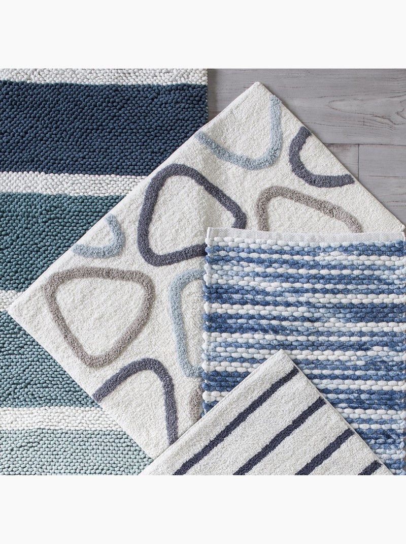 Tapis de bain Ivoire Aster en coton 50 x 80 cm – antidérapant Guy Levasseur Ecru - Kiabi
