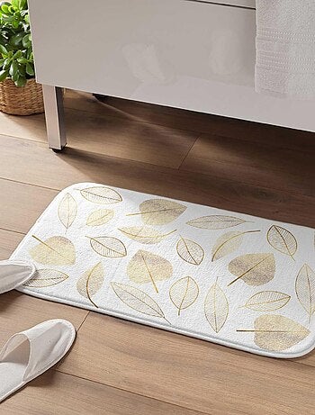 Tapis de Bain Joya Feuilles Dorées
