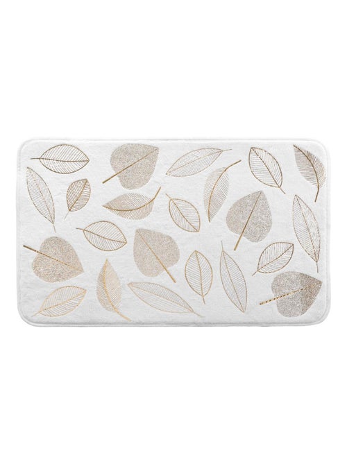 Tapis de Bain Joya Feuilles Dorées - Kiabi