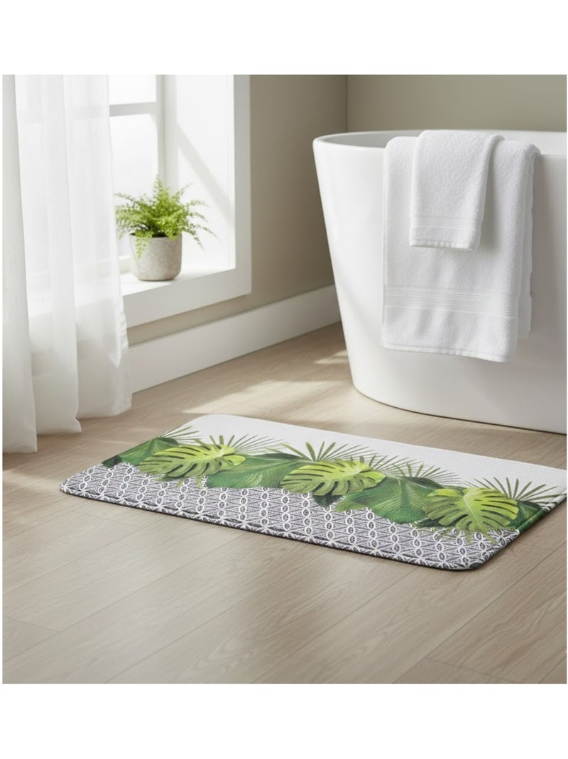 Tapis de bain Jungle Vert - Kiabi