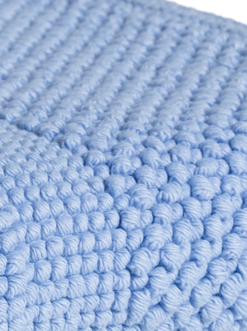 Tapis de bain LOFTY 1500 g/m2 Bleu lavande - Kiabi