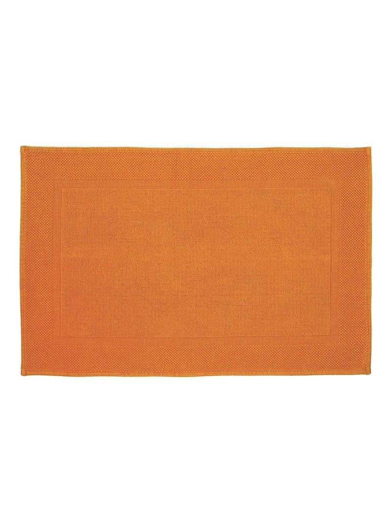Tapis de bain LOFTY 1500 g/m2 Orange mandarine - Kiabi