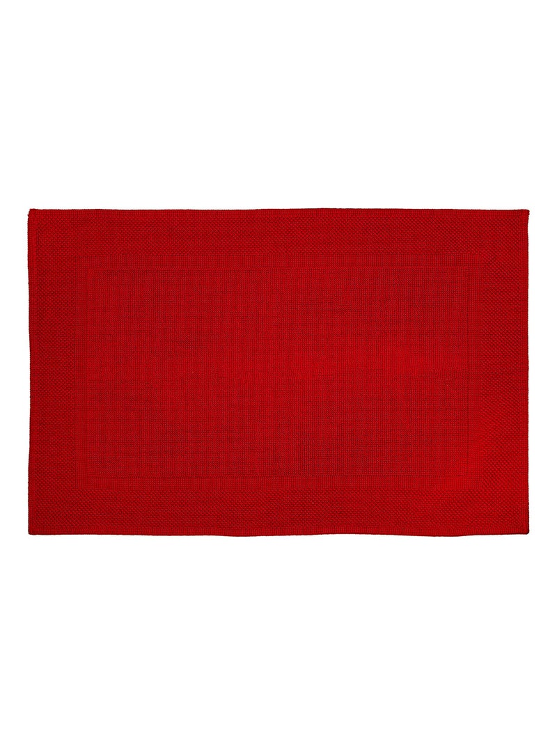 Tapis de bain LOFTY 1500 g/m2 Rouge - Kiabi