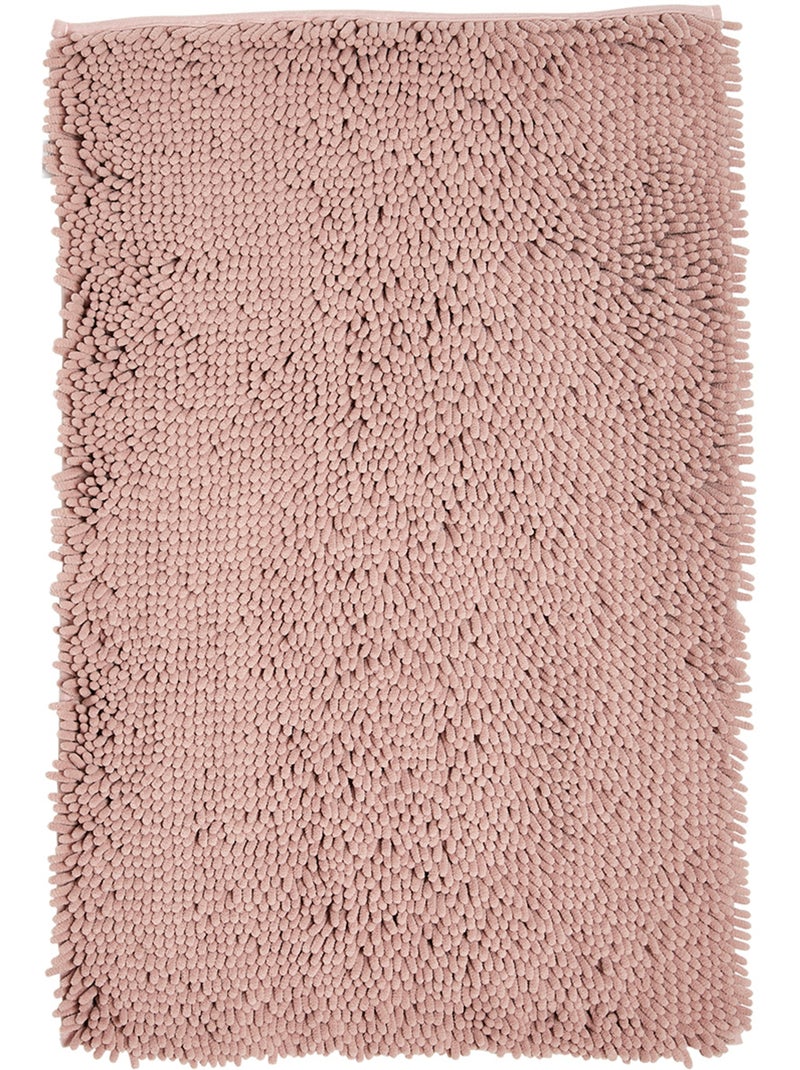 Tapis de bain mèche uni ESSENTIAL Rose - Kiabi