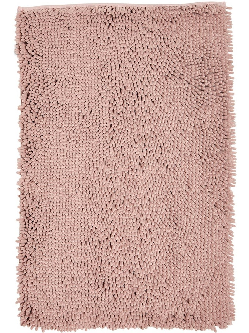 Tapis de bain mèche uni ESSENTIAL Rose - Kiabi