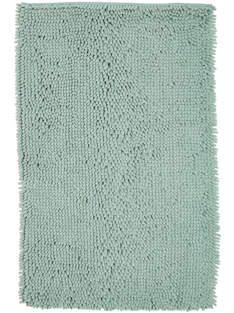 Tapis de bain mèche uni ESSENTIAL Vert - Kiabi