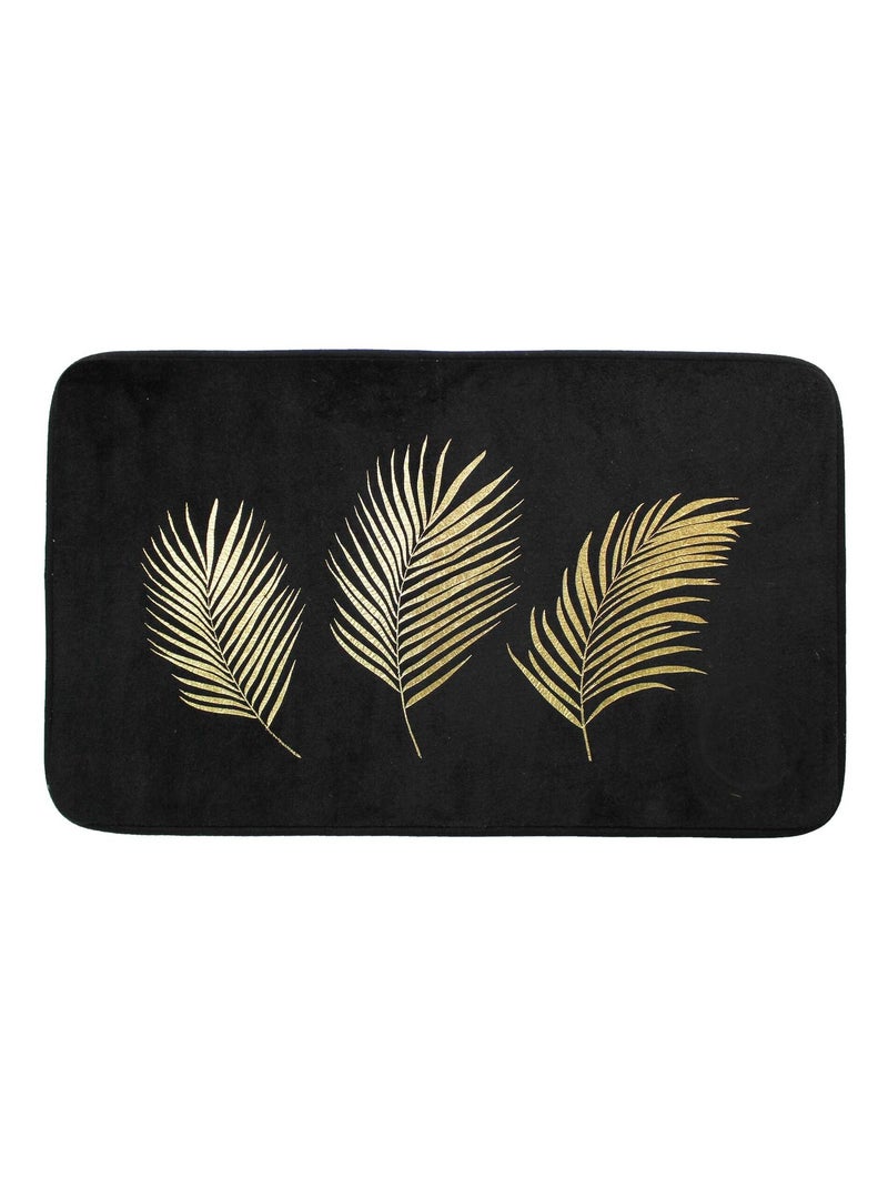 Tapis de bain Modele Orbelles Noir - Kiabi