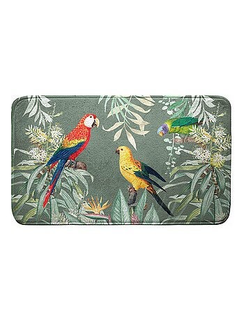 Tapis de bain Modele Perroquets Safia - Kiabi