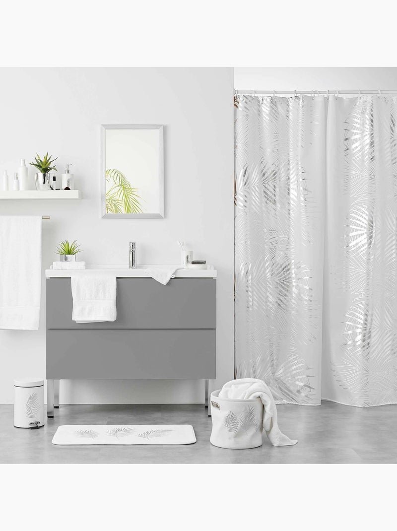 Tapis de bain Orbelles Noir argent Argent - Kiabi