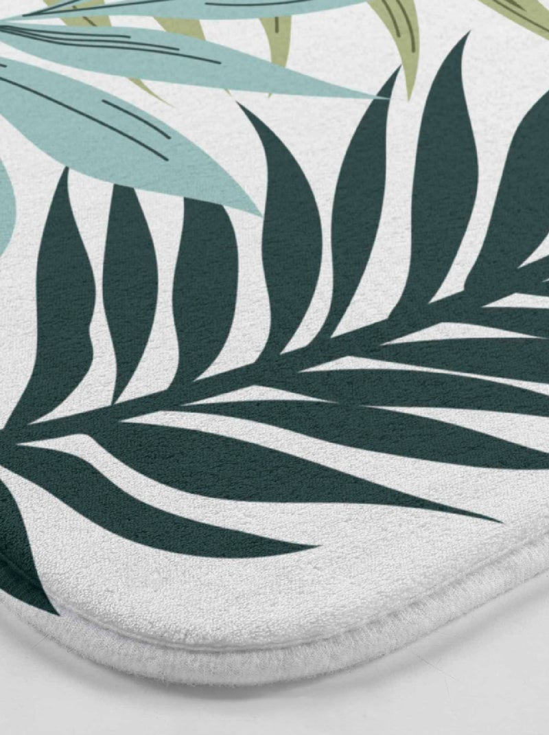 Tapis de Bain Panazio Tropical Bleu - Kiabi