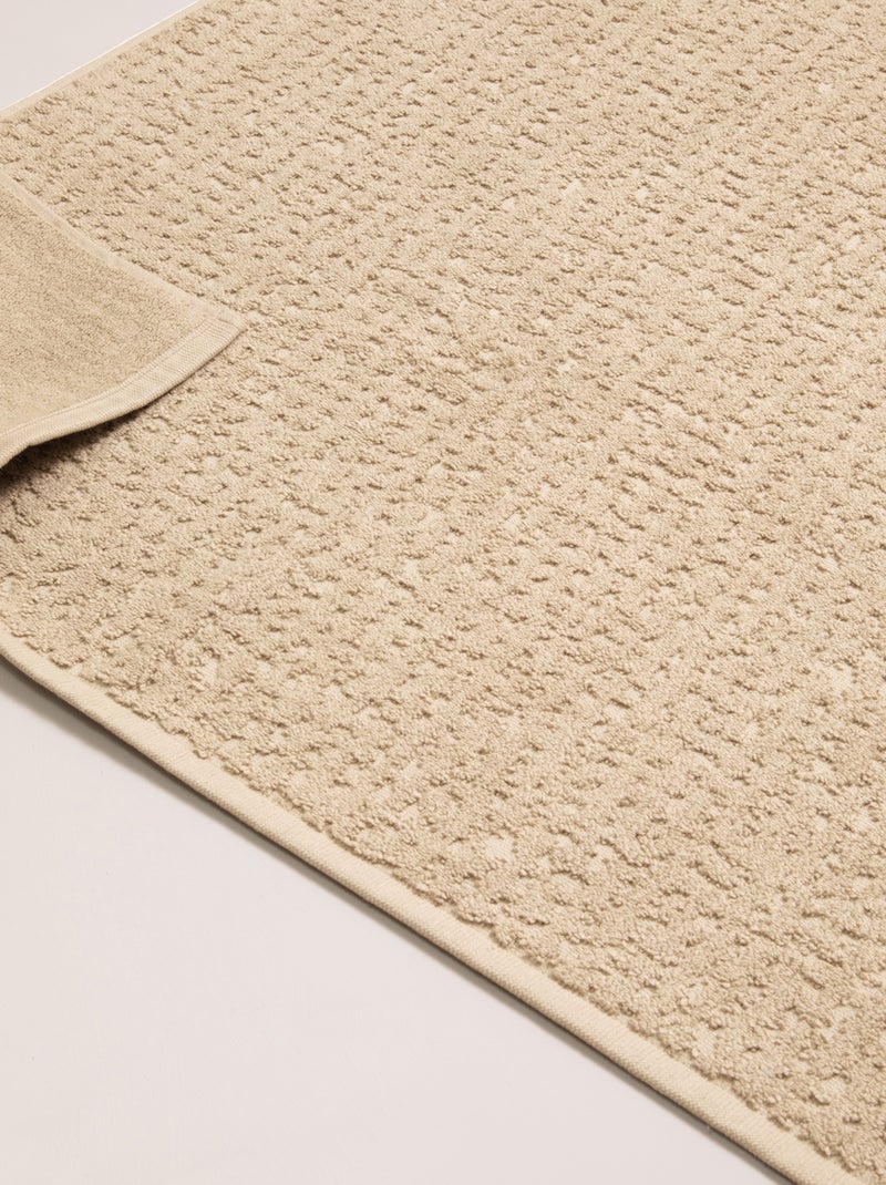 Tapis de bain premium coton Mirmande Blanc cassé - Kiabi