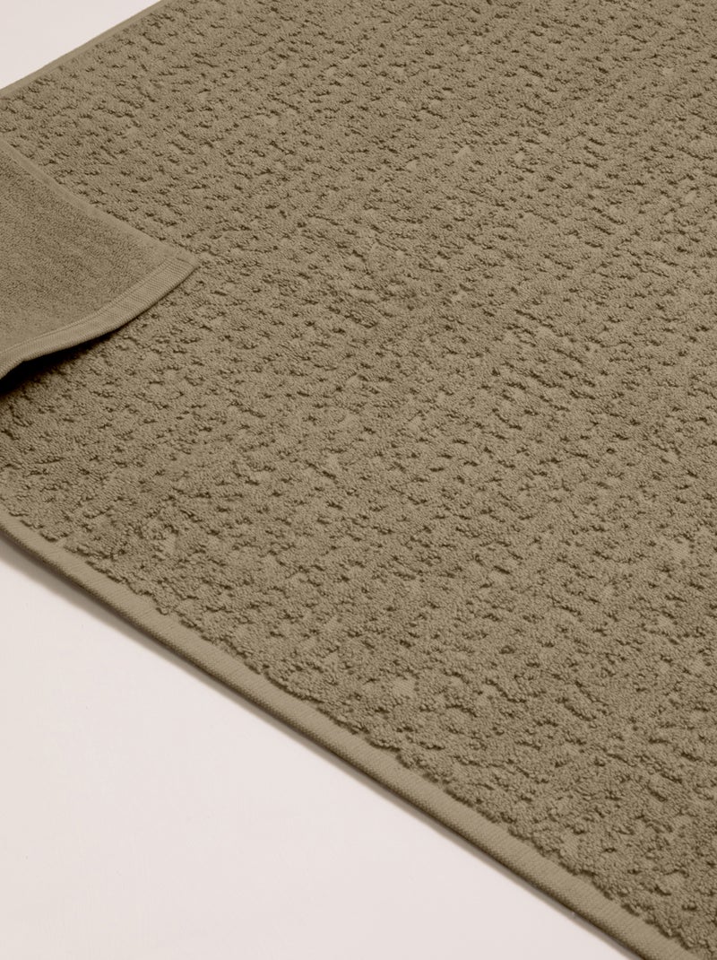 Tapis de bain premium coton Mirmande Taupe - Kiabi