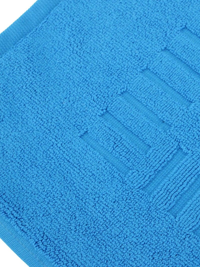 Tapis de bain PURE Bleu turquoise - Kiabi